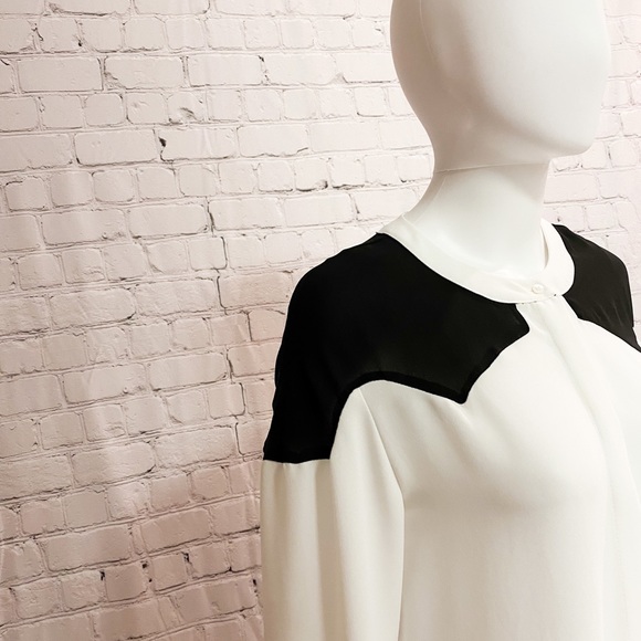 IPEKYOL white and black blouse - Picture 4 of 7